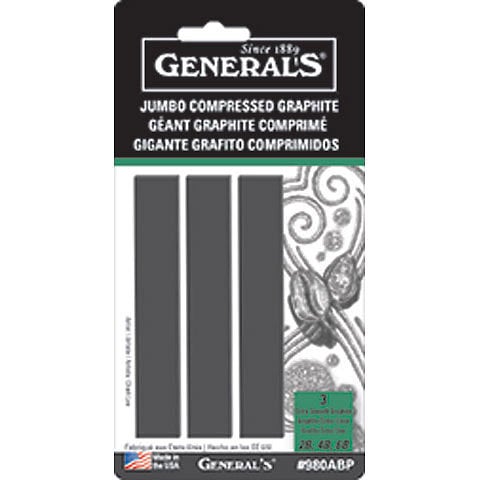 General's Compressed Charcoal Sticks 4B 