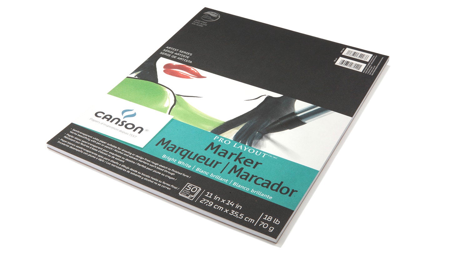 Canson Layout Pro Paper Pad at New River Art & Fiber