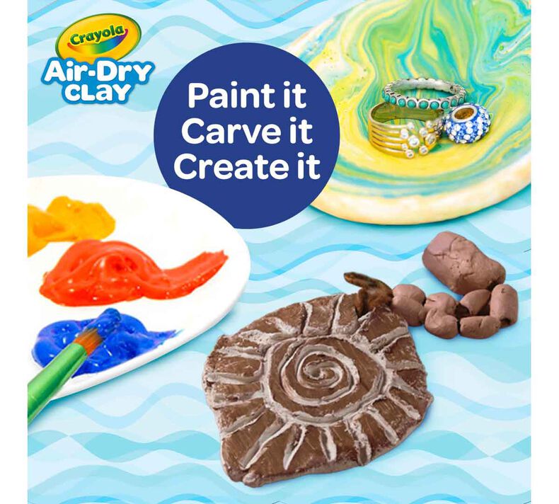 Arts & Crafts - Crayola Air Dry Clay : Buy Online at Best Price in KSA -  Souq is now