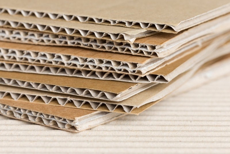 Corrugated Cardboard Sheets at New River Art & Fiber