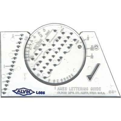 Pacific Arc AMES Lettering Guide 100-0410 - EngineerSupply